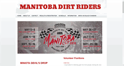 Desktop Screenshot of manitobadirtriders.com